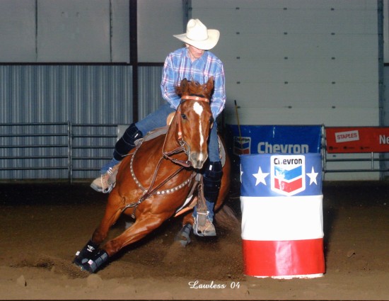 Cowgirl In The Money - Barrel Horse performance photo