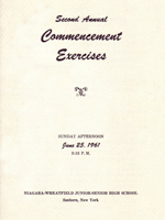 Class of 61 Commencement Program